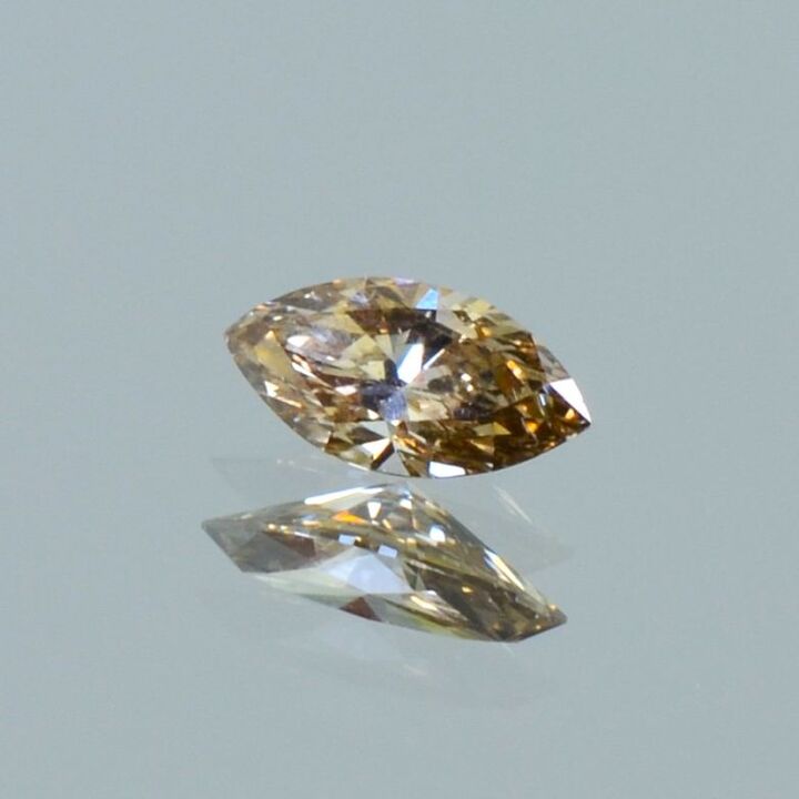fancy diamond marquise champagne  si2 0.25 ct