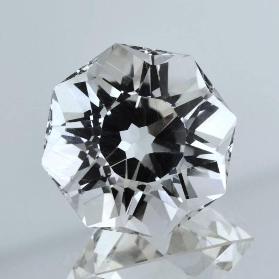 Topas Design-Octagon farblos 54,96 ct.