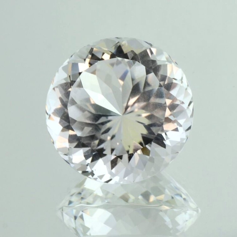 Topas rund farblos unbehandelt 44,03 ct
