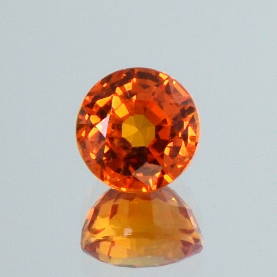Mandarin-Granat rund orange 2,05 ct