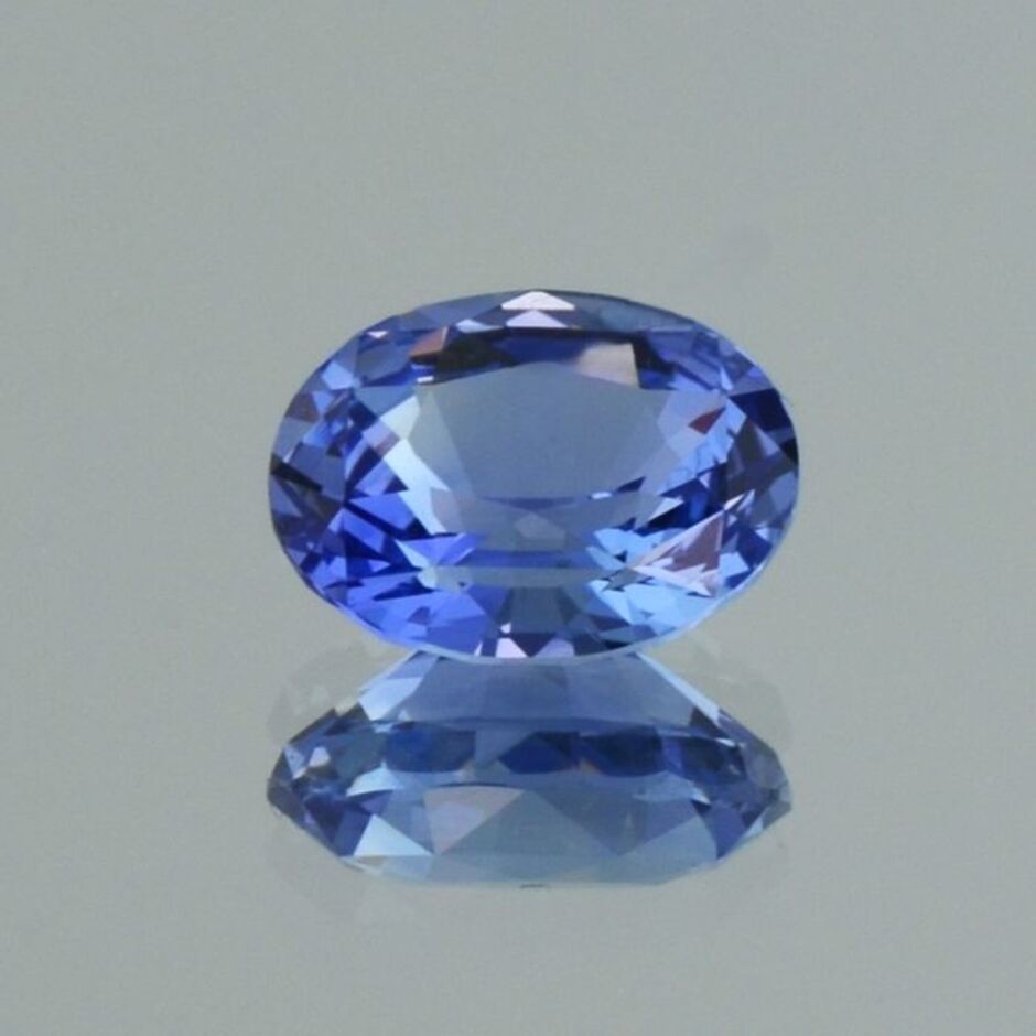 Sapphire oval blue untreated 2.60 ct.