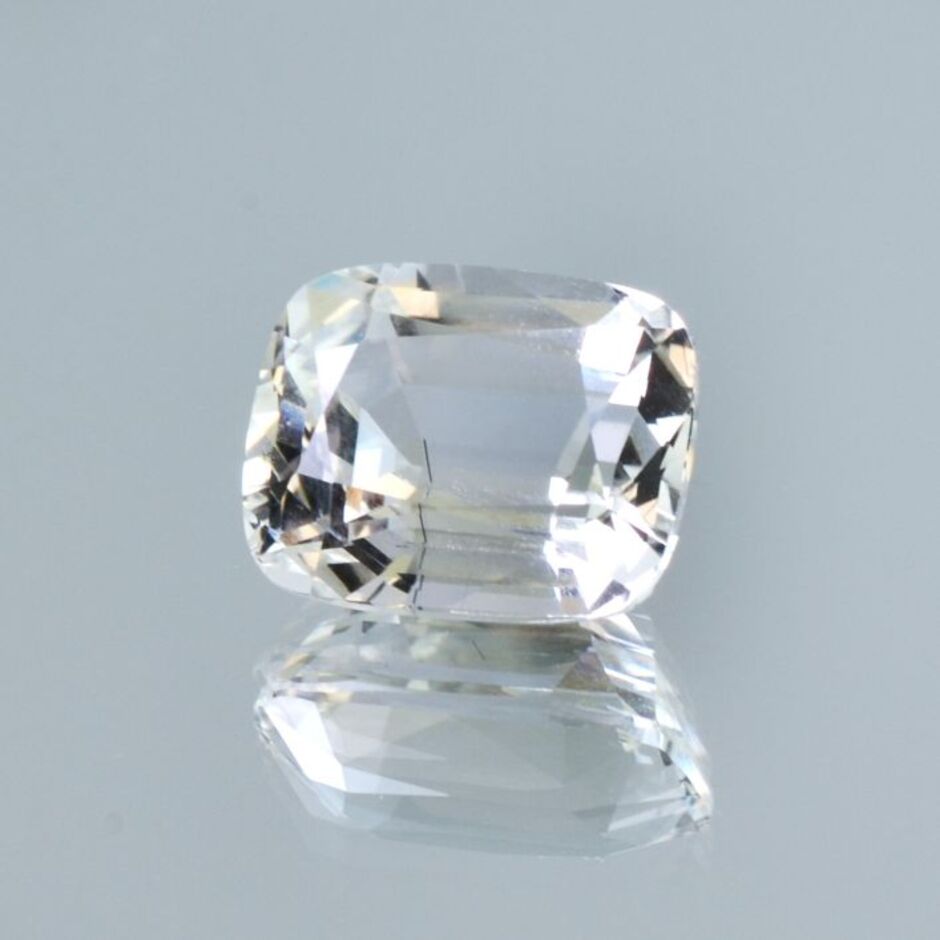 Topaz cushion colorless untreated 9.74 ct