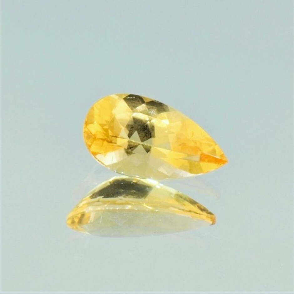 Imperial Topas Tropfen orangegelb unbehandelt 1,62 ct