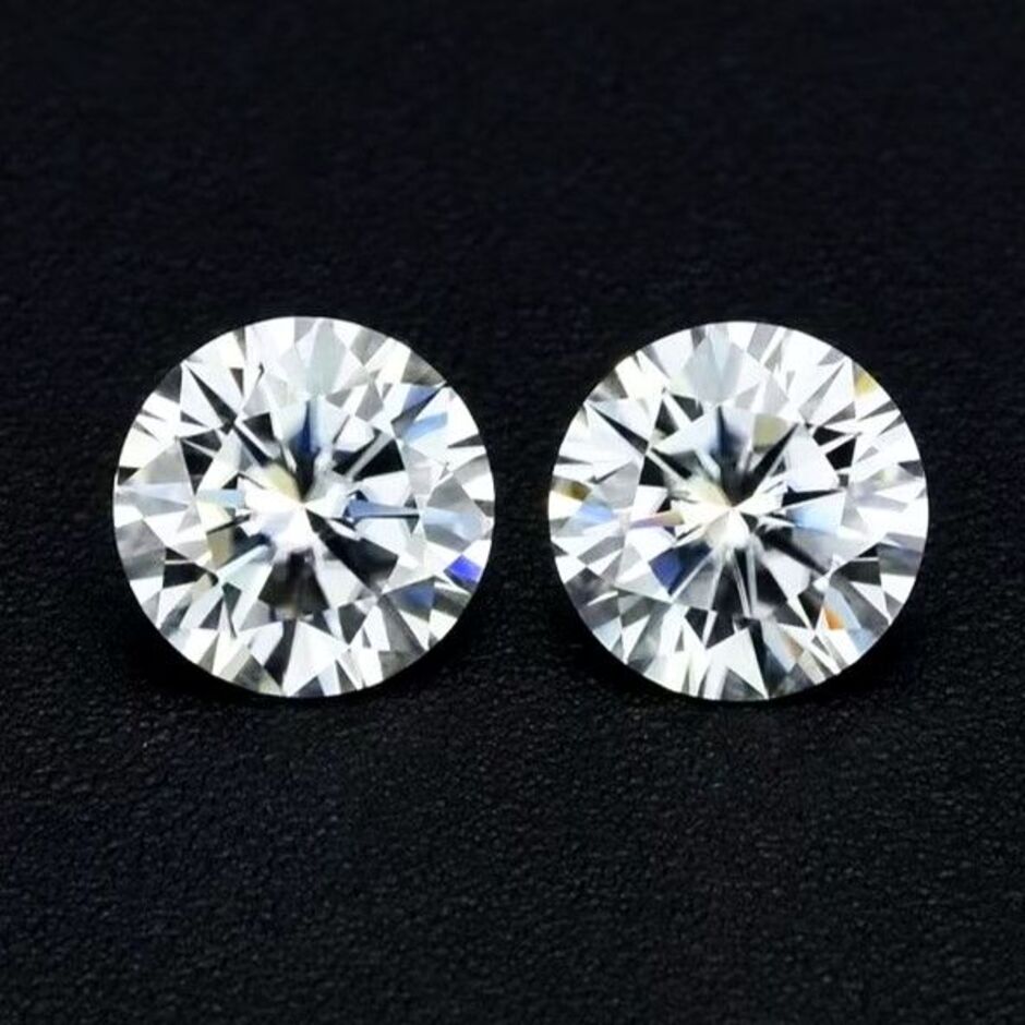 Diamanten Duo hochfeines Weiss D lupenrein 0,40 ct.