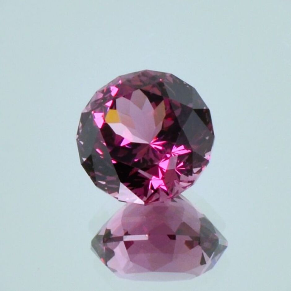 Rhodolith Granat rund 3,11 ct.