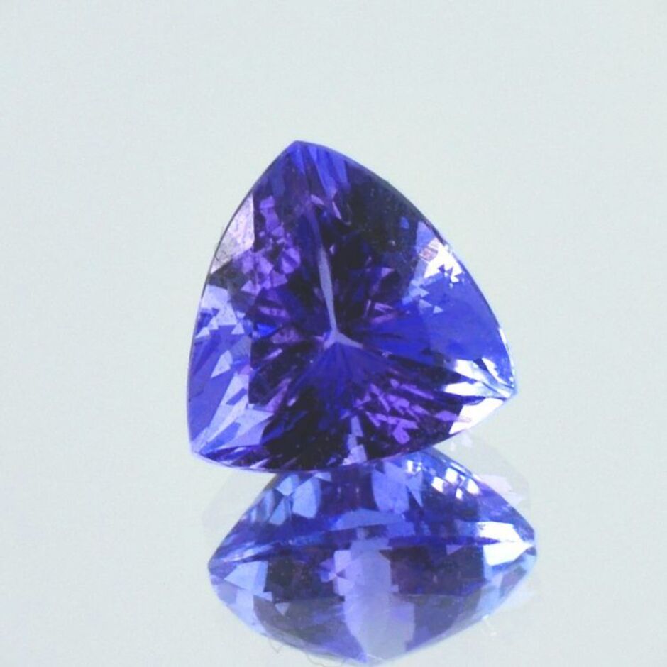 Tansanit Trillion violettblau 1,90 ct.