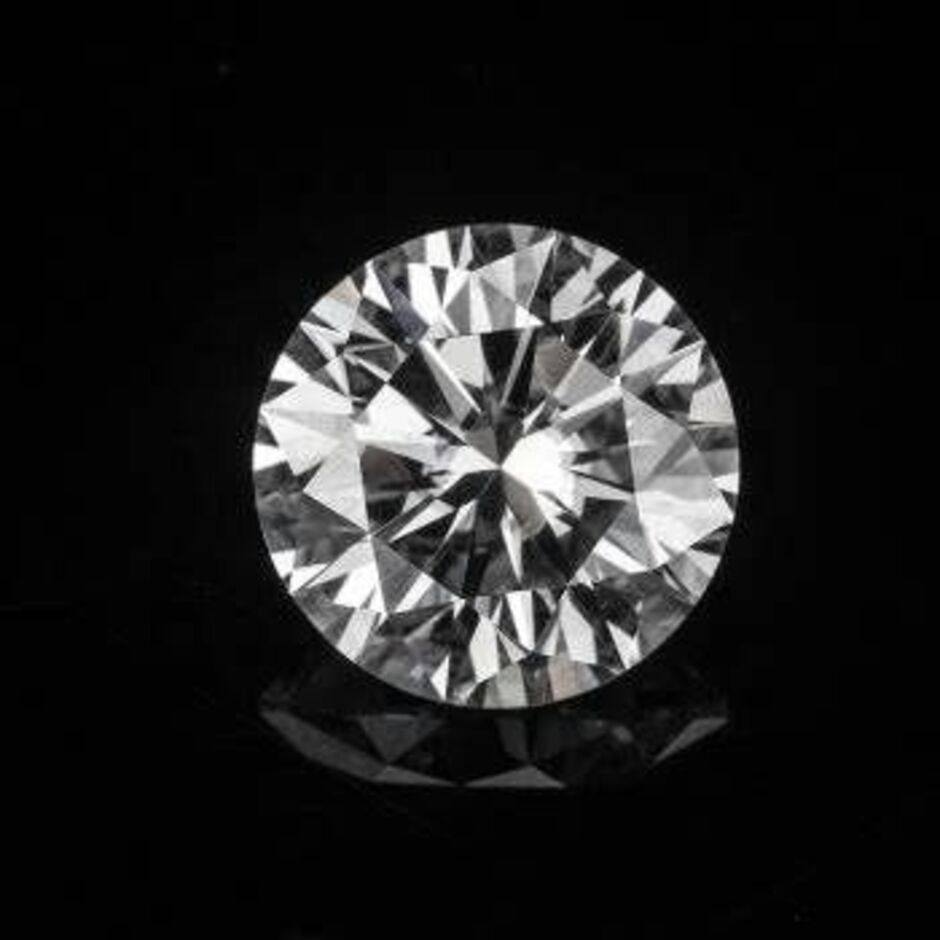 Diamond round brilliant feines white vs1