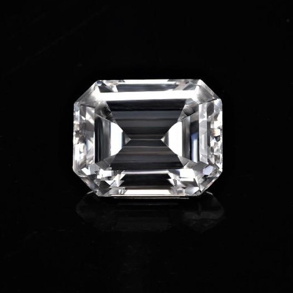 Diamant octagon hochfeines Weiss D lupenrein 0,44 ct